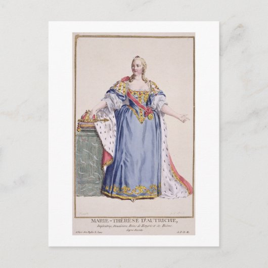 Carte Postale Maria Theresa (1717-80) Empress of Austria, de ' (Devant)