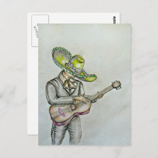 Carte Postale Mariachi (Devant / Derrière)