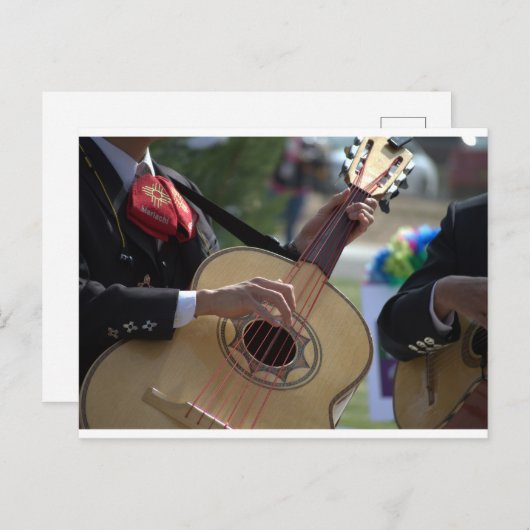 Carte Postale mariachi (Devant / Derrière)