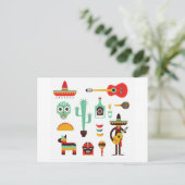 Carte Postale mariachi mexicain (Debout devant)