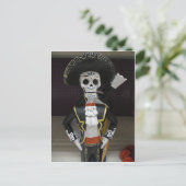 Carte Postale Mariachi Skeleton (Debout devant)