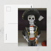 Carte Postale Mariachi Skeleton (Devant / Derrière)