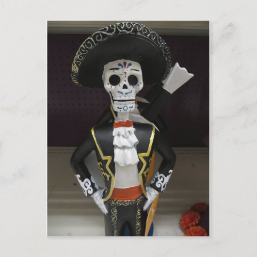 Carte Postale Mariachi Skeleton (Devant)