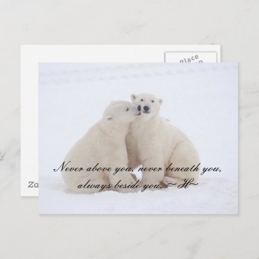 Carte postale mariage (Devant / Derrière)