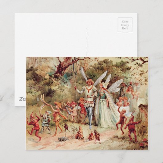 Carte Postale Mariage (Devant / Derrière)