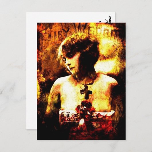 Carte postale mariage (Devant / Derrière)