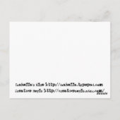 Carte postale mariage (Dos)