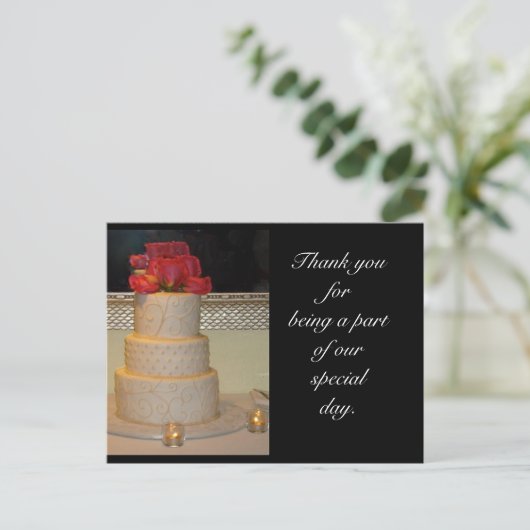 Carte postale mariage (Debout devant)