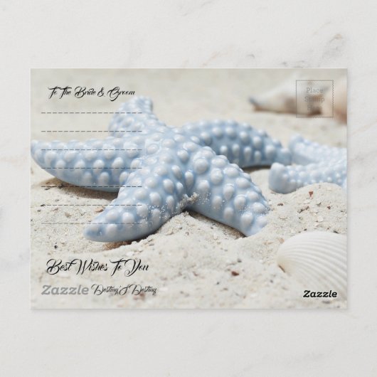 Carte postale mariage (Dos)