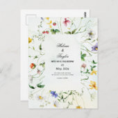 Carte postale mariage (Devant / Derrière)