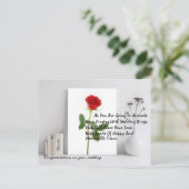 Carte postale mariage (Debout devant)