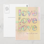 Carte Postale Mariage (Devant / Derrière)