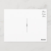 Carte Postale Mariage à fleurs de Merci de tournesol jaune Flora (Dos)