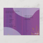 Carte Postale Mariage Abstrait moderne scandinave japonais (Dos)