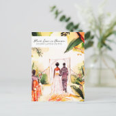 Carte Postale Mariage Afro-Américain (Debout devant)