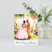 Carte Postale Mariage Afro-Américain (Debout devant)