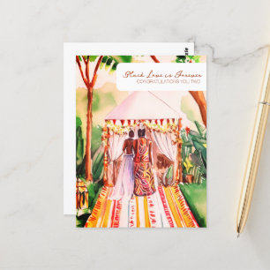 Carte Postale Mariage Afro-Américain