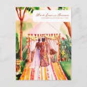 Carte Postale Mariage Afro-Américain (Devant)