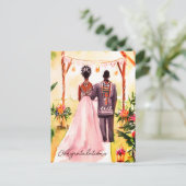 Carte Postale Mariage Afro-Américain (Debout devant)