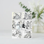 Carte Postale Mariage amusant/cycle de relation de rencontre (Debout devant)