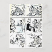 Carte Postale Mariage amusant/cycle de relation de rencontre (Devant)