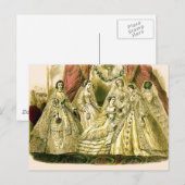 Carte Postale Mariage Antique de la Mariée (Devant / Derrière)