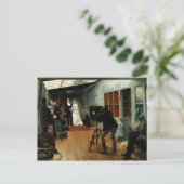 Carte Postale Mariage au Photographe, 1878-9 (Debout devant)