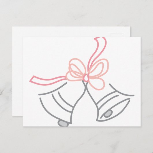 Carte Postale Mariage Bells (Devant / Derrière)