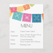 Carte Postale Mariage - Boda - Mariage Papel Picado RSVP (Devant)