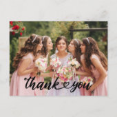 Carte Postale Mariage Bridesmaid Merci (Devant)