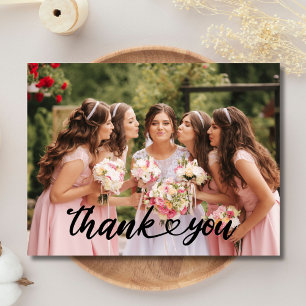 Carte Postale Mariage Bridesmaid Merci