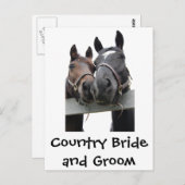 Carte Postale Mariage campagnard (Devant / Derrière)