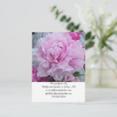 Carte postale mariage Carte de visite (Debout devant)