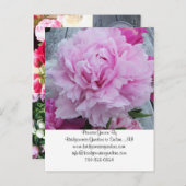 Carte postale mariage Carte de visite (Devant / Derrière)