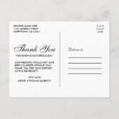 Carte Postale Mariage Champêtre Bois Lumières Florales Roses Den (Dos)