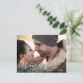 Carte Postale Mariage Changement de plan Version de script (Debout devant)