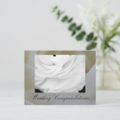 Carte Postale Mariage Classique Noir et Blanc (Debout devant)