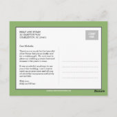 Carte postale Mariage Collage Chic (Dos)