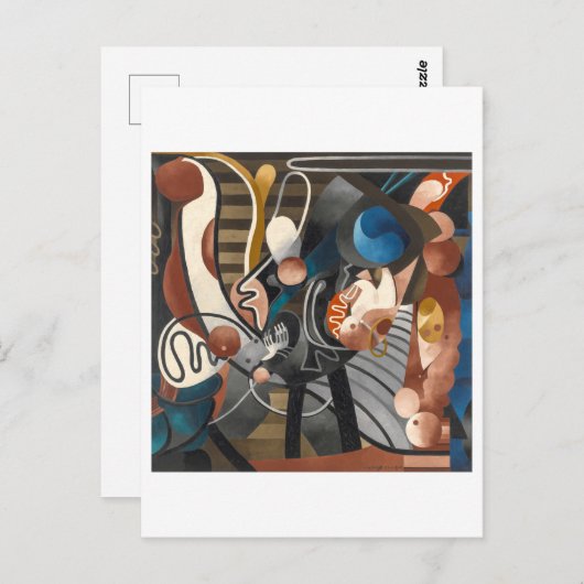 Carte Postale Mariage comique | Francis Picabia | (Devant / Derrière)