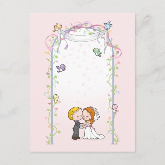 Carte Postale Mariage-couple (Devant)