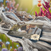 Carte Postale Mariage Couple Fer à Cheval Soleil Enregistrer Dat