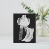 Carte Postale Mariage Cowboy (Debout devant)
