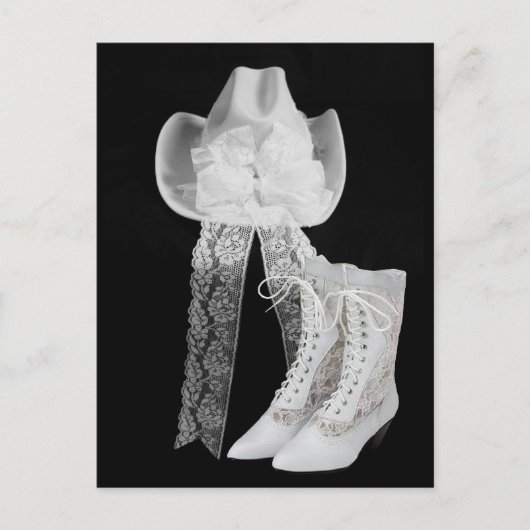 Carte Postale Mariage Cowboy (Devant)