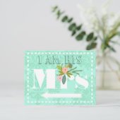 Carte Postale Mariage damassé en bon état moderne (Debout devant)