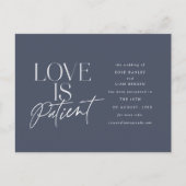 Carte Postale Mariage d'amour de script de marine reporté Modifi (Devant)