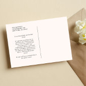 Carte Postale Mariage d'automne de style boho aux botaniques ora