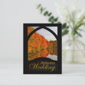 Carte Postale Mariage de automne d'automne (Debout devant)