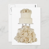 Carte Postale Mariage de base rose (Devant / Derrière)