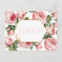 Mariage de cadre or rose Roses | Choix de repas RS
