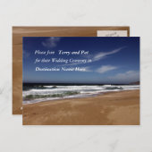 Carte Postale Mariage de destination (Devant / Derrière)